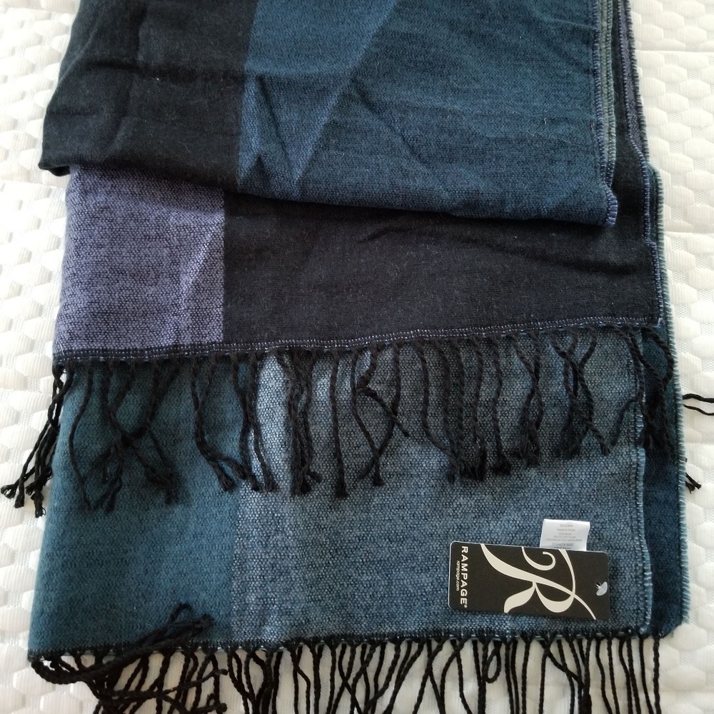 Blue & Black Scarf